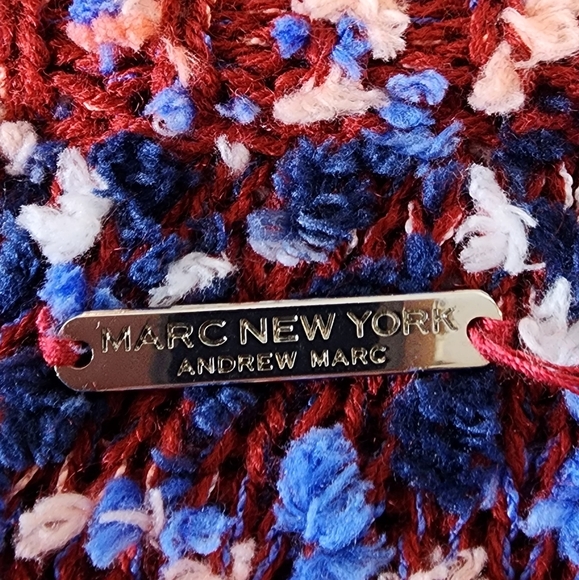 Marc New York Boucle Duster Sweater Teddy Jacket Confetti Long Designer Spring - Picture 4 of 9